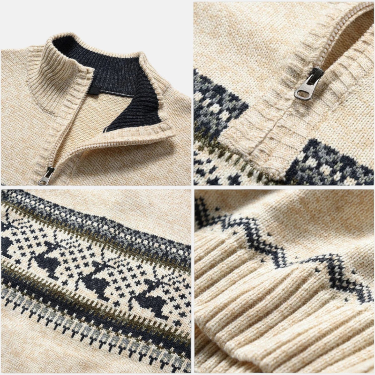 Elian – Men's Cotton Winter Jumper