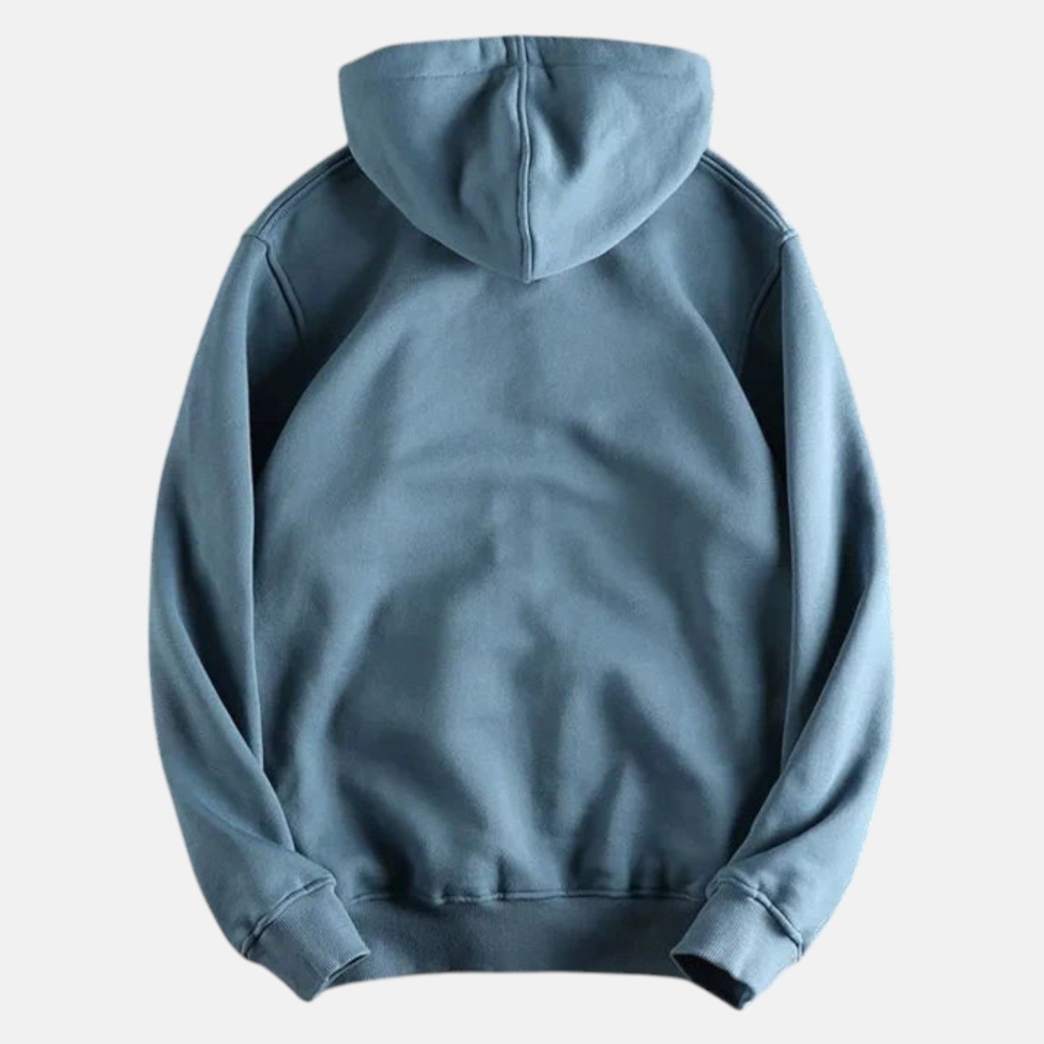 Aksel – Men's Cotton Zip Hoodie - Hoodie sweater - Blue - Jones & Smith