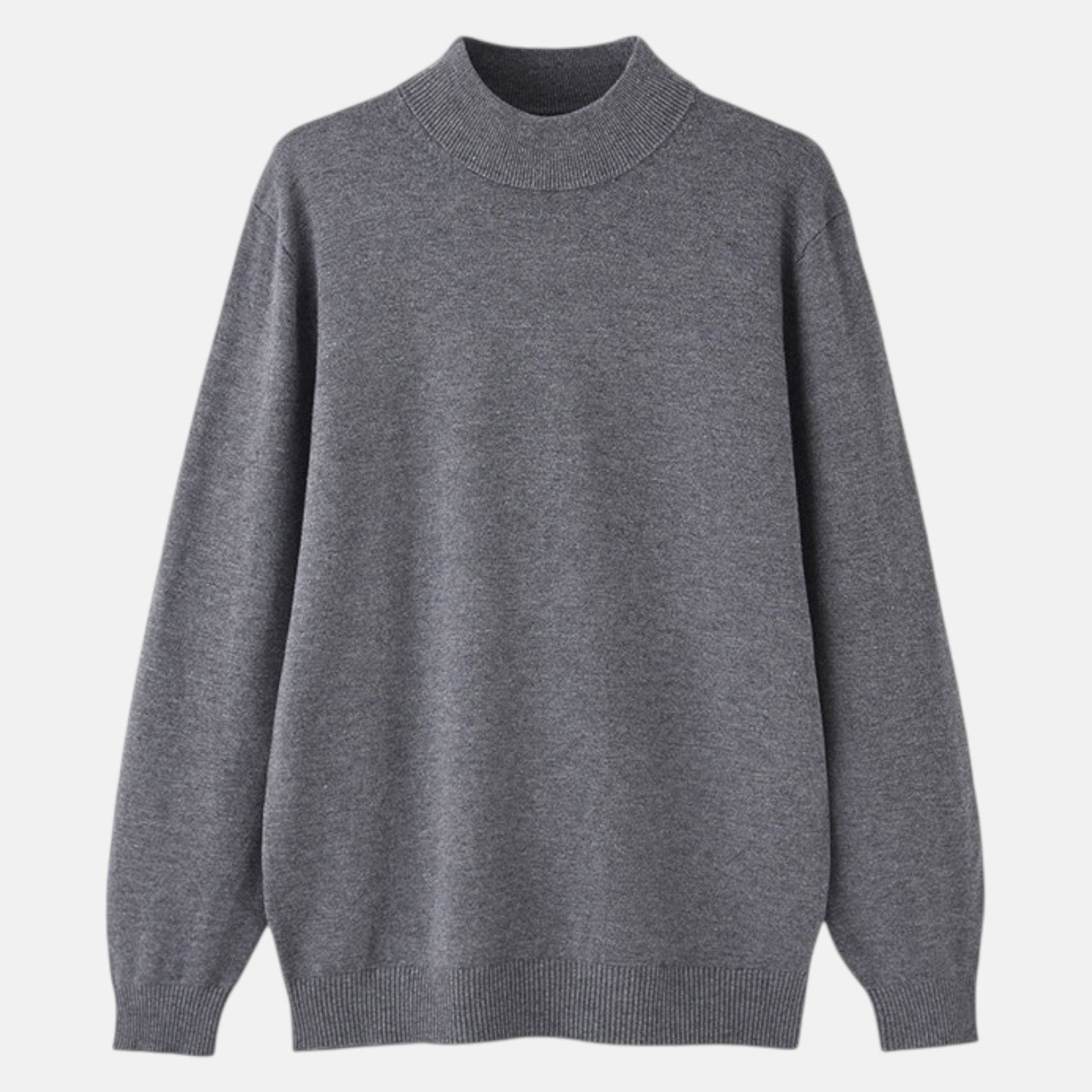 Alaric – Men's Wool Sweater - Sweater - Grey - Jones & Smith