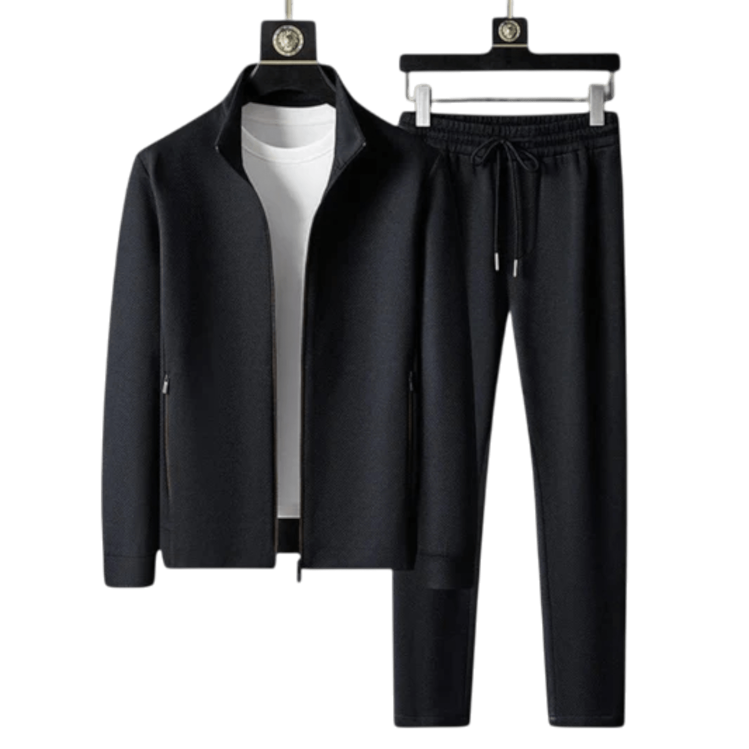 Barnaby – Men's Tracksuit Made from Cotton Blend - Sets for Men - Black - Jones & Smith