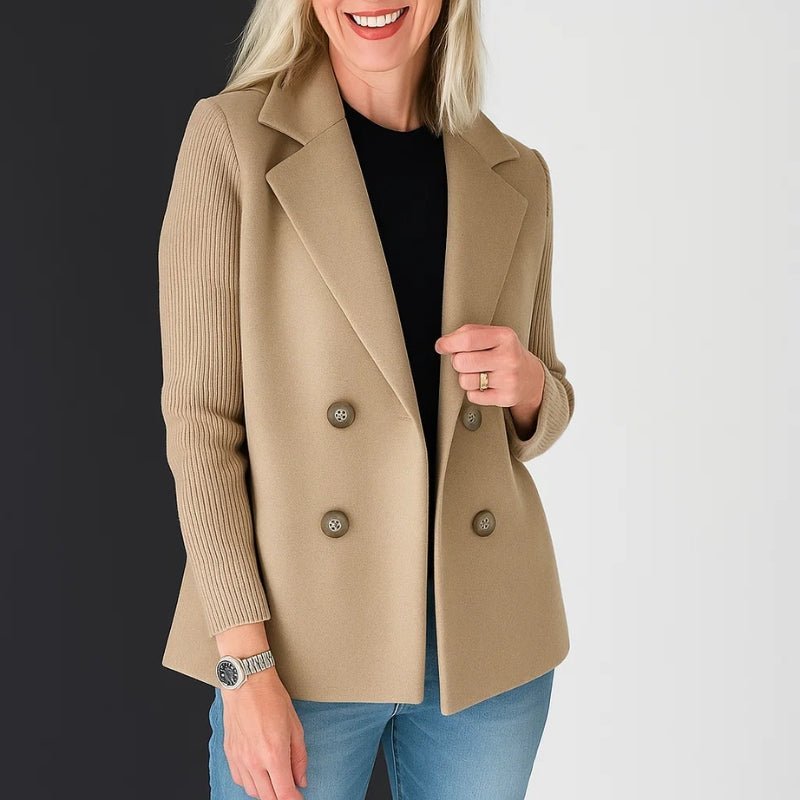 Bettina - Stylish Knitted Blazer - Blazer - Jones & Smith