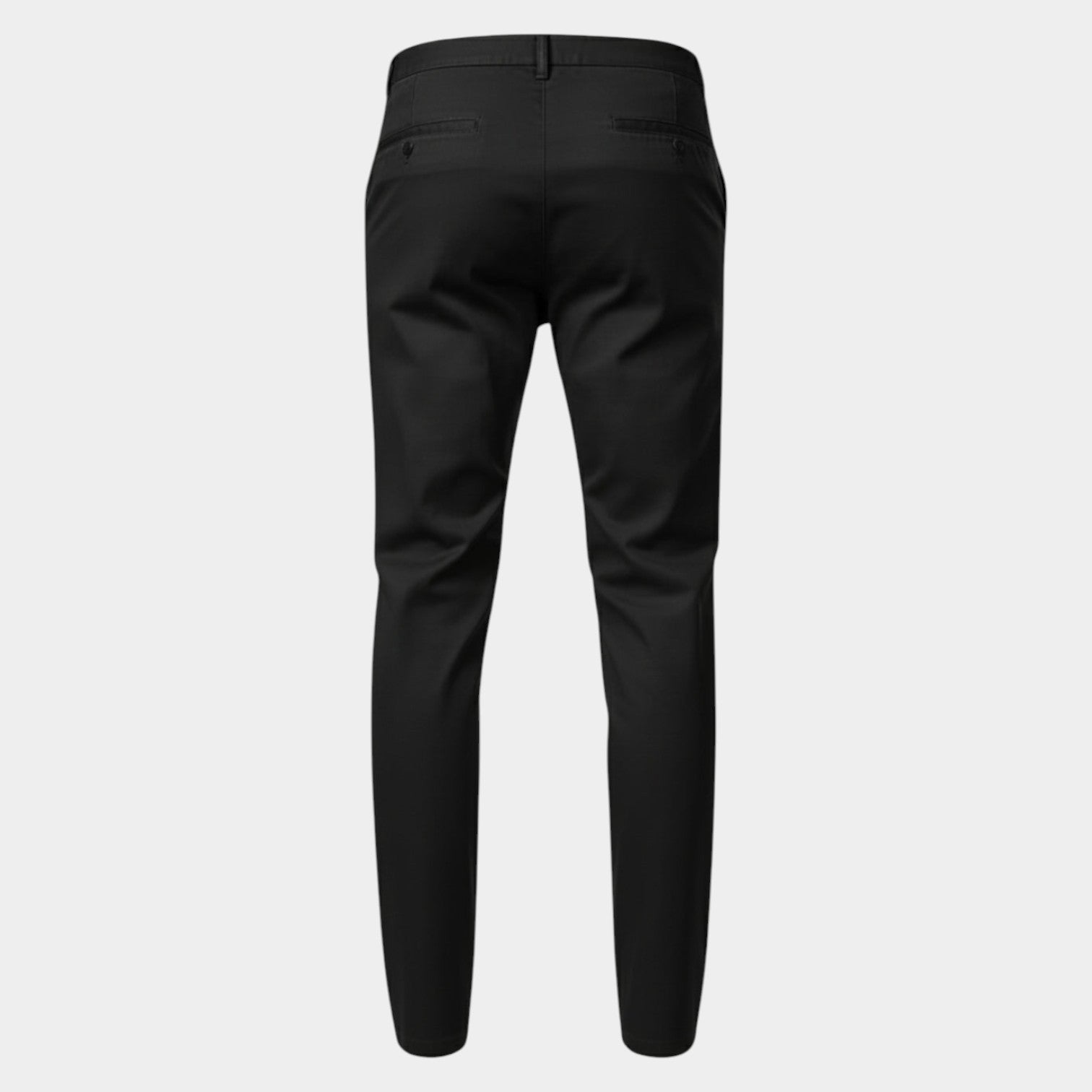Caio – Men's Cotton Trousers - Pants - Black - Jones & Smith
