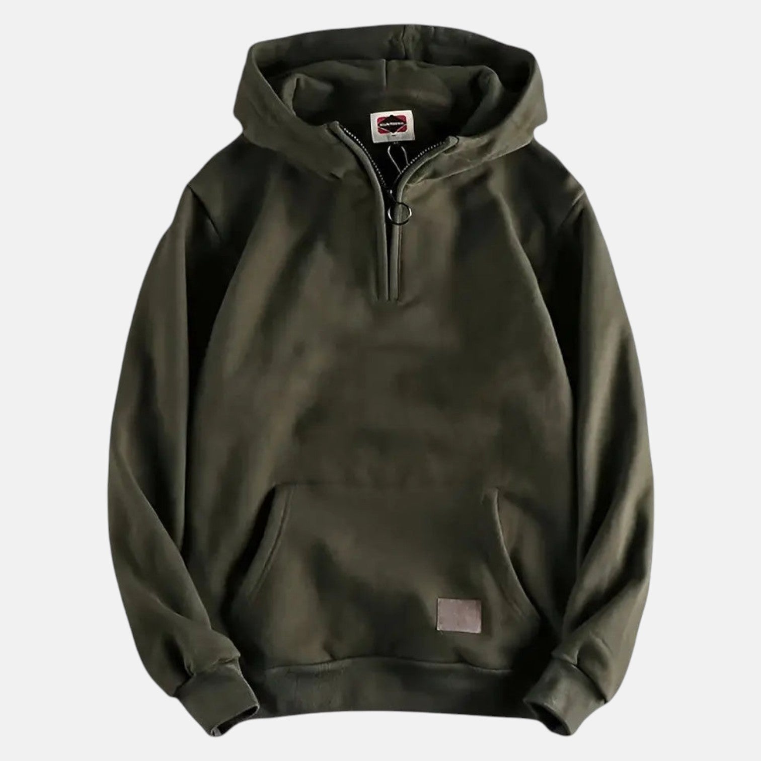 Dario – Men's Cotton Hoodie - Hooded Jacket - Green - Jones & Smith