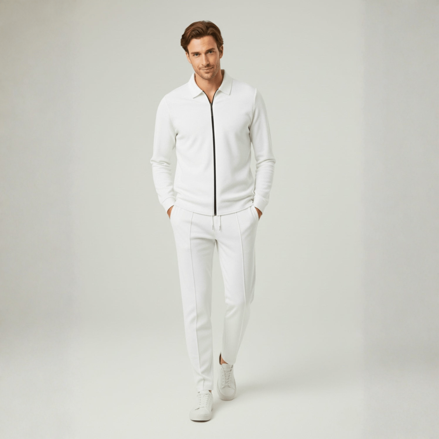 Dex – Men's Tracksuit White - Sets for Men - White - Jones & Smith