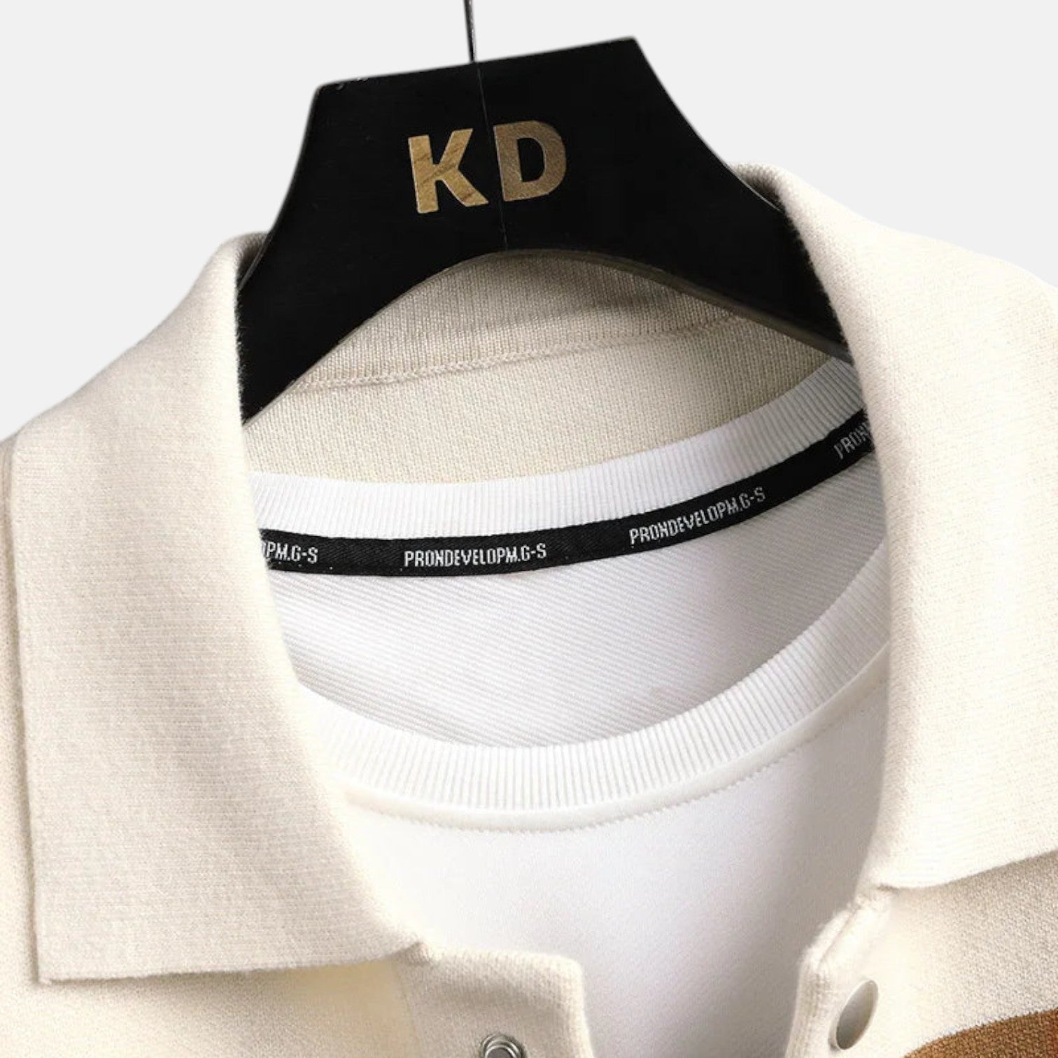 Elias – Men's Wool Cardigan - Cardigans - White - Jones & Smith