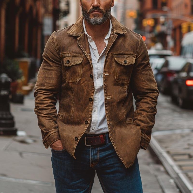 Harald – Stylish jacket in vintage style - Coats & Jackets - Jones & Smith