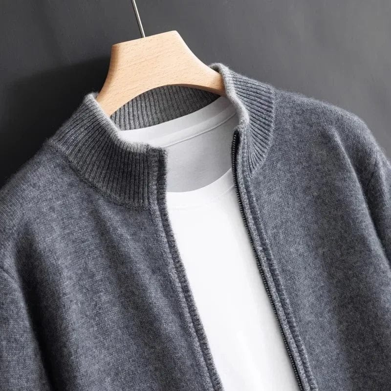 Jonas - Lightweight Zip - Up Cardigan - Cardigans - Jones & Smith