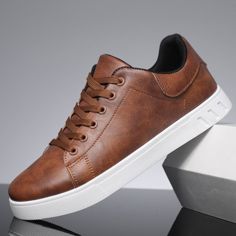 Jonas – Minimalist Casual Low - Top Trainers - Shoes - Brown - Jones & Smith
