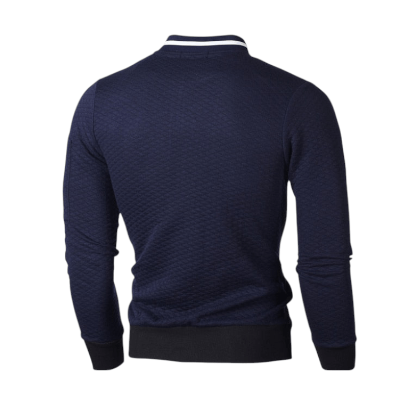 Jonas – Slim Fit Zip - Up Sweater - Sweater - Jones & Smith