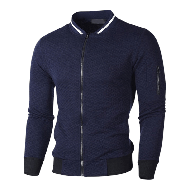 Jonas – Slim Fit Zip - Up Sweater - Sweater - Jones & Smith