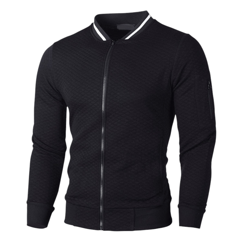 Jonas – Slim Fit Zip - Up Sweater - Sweater - Jones & Smith