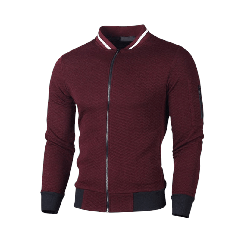 Jonas – Slim Fit Zip - Up Sweater - Sweater - Jones & Smith