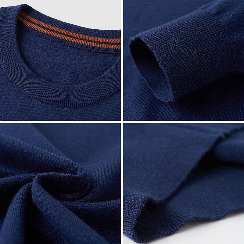 Jonas – Warmer knitted jumper made from a soft wool blend - Sweater - Jones & Smith