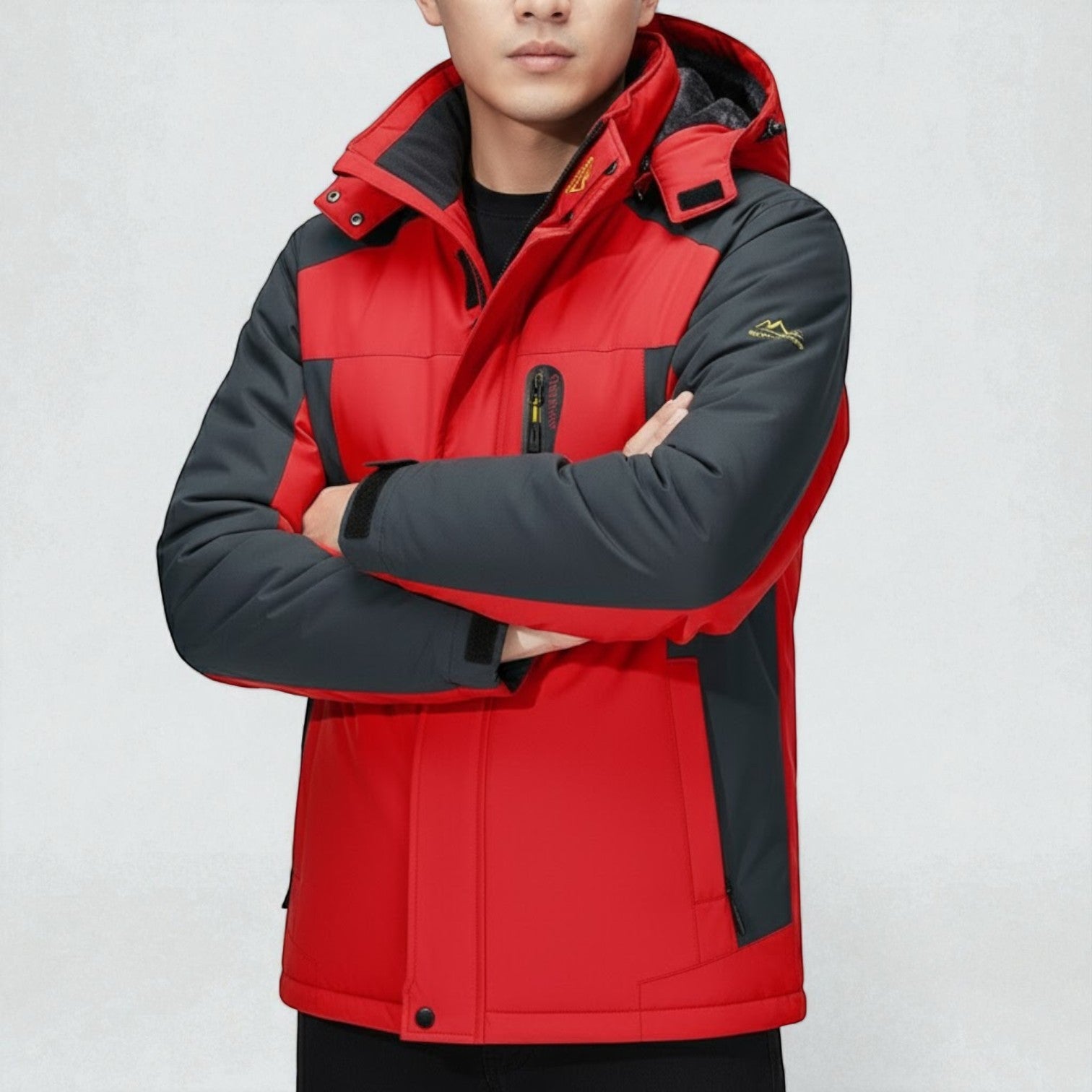 Kilian – Men's Waterproof Winter Jacket Outdoor - Winter Jacket - Red - Jones & Smith