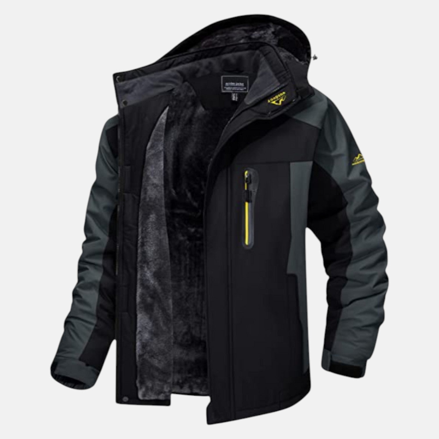 Kilian – Men's Waterproof Winter Jacket Outdoor - Winter Jacket - Black - Jones & Smith