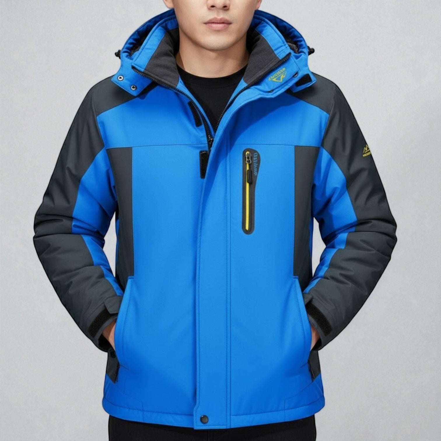 Kilian – Men's Waterproof Winter Jacket Outdoor - Winter Jacket - Blue - Jones & Smith
