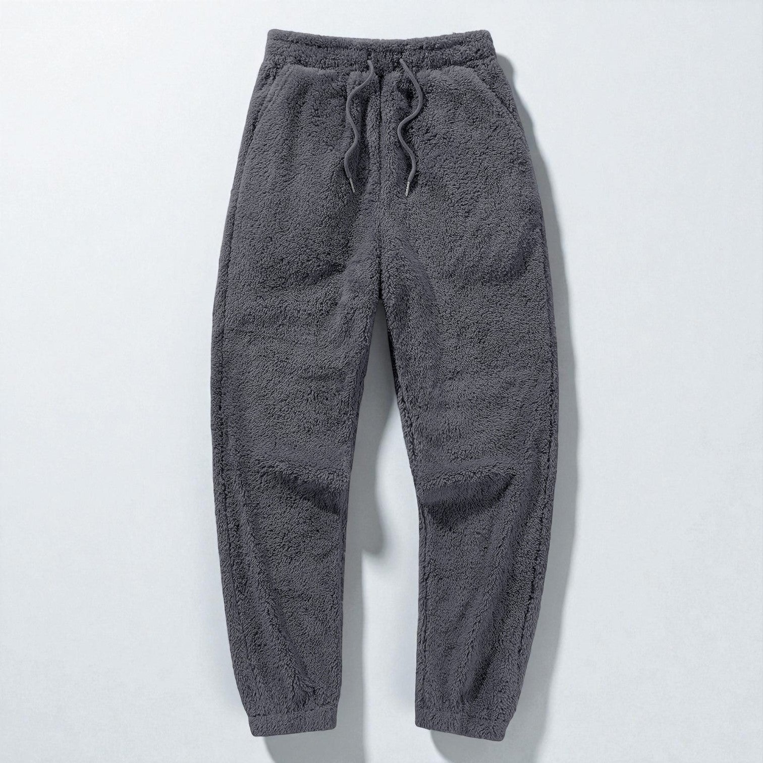 Leon - Men's Fleece Jogging Suit Two - Piece with Hoodie & Trousers - 2 - Piece Sets - Grey - Jones & Smith