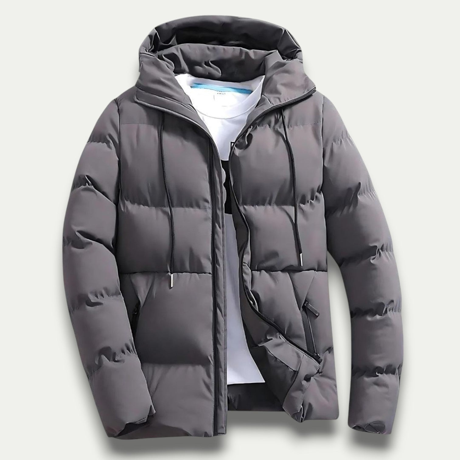 Leon - Warmer Winter Jacket with Hood and Water - Repellent Function - Jackets - Jones & Smith