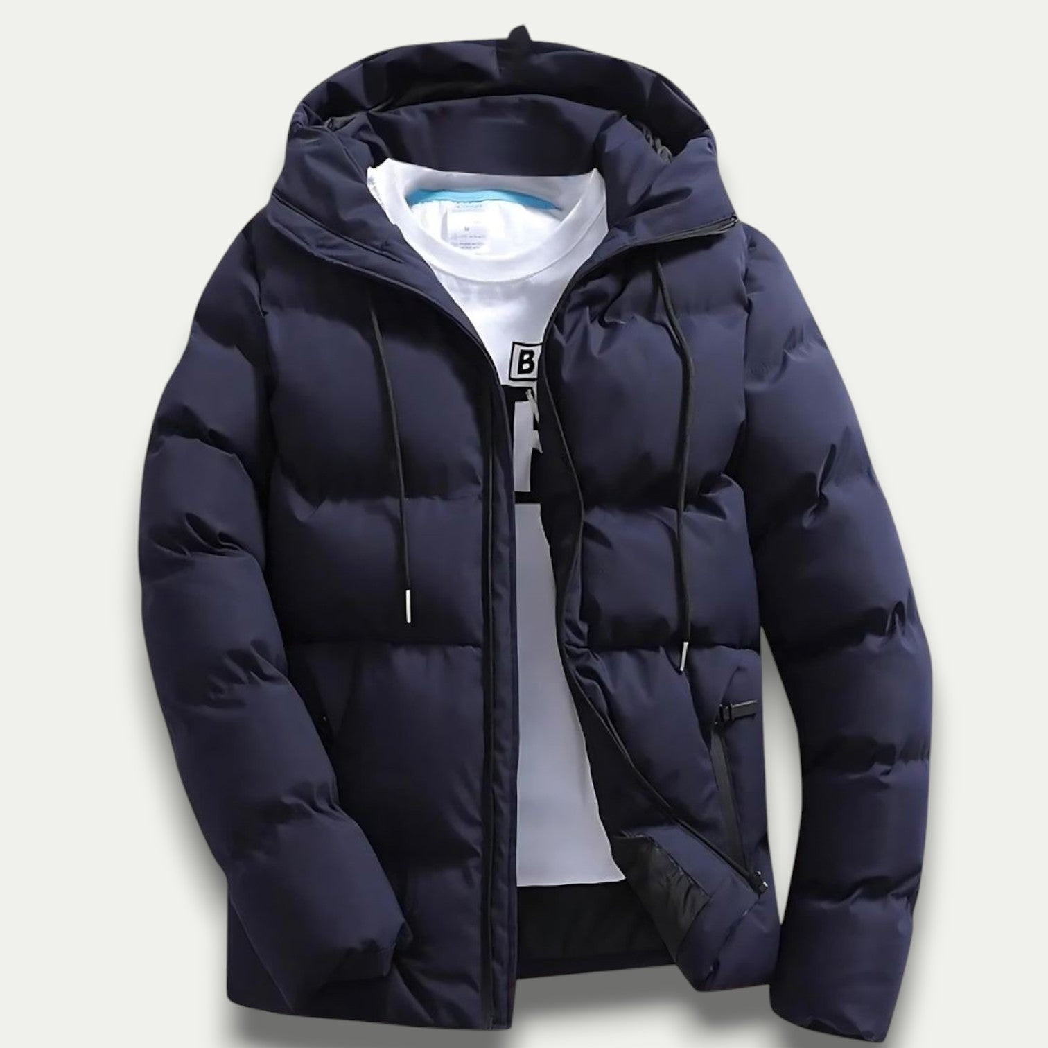 Leon - Warmer Winter Jacket with Hood and Water - Repellent Function - Jackets - Jones & Smith