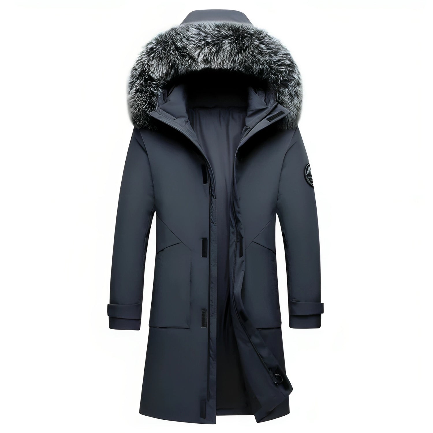Lukas – Water - Repellent Winter Jacket with Faux Fur Hood - Jackets - Jones & Smith