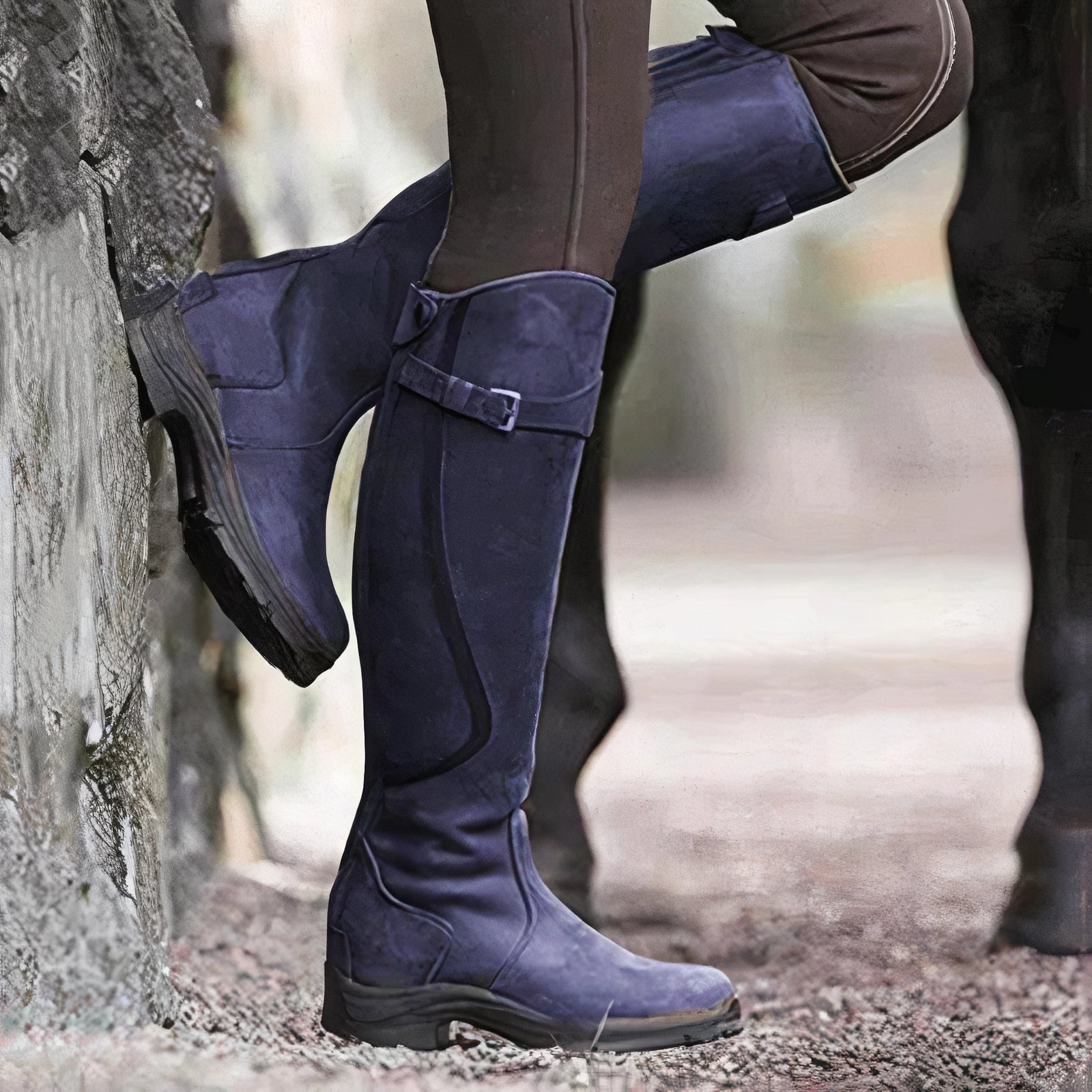 Mira – Leather Riding Boots with Stable Support - Boots - Jones & Smith