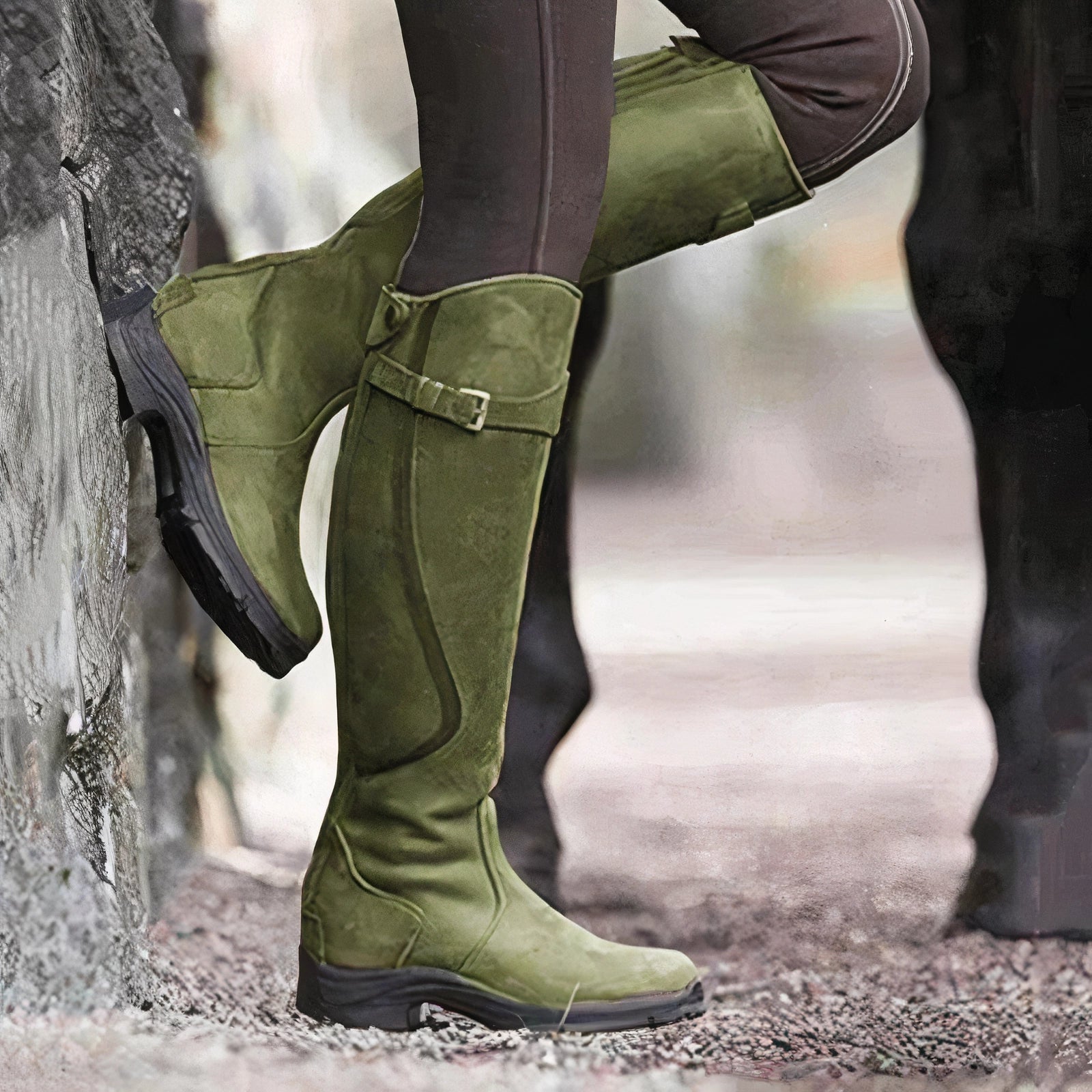 Mira – Leather Riding Boots with Stable Support - Boots - Jones & Smith