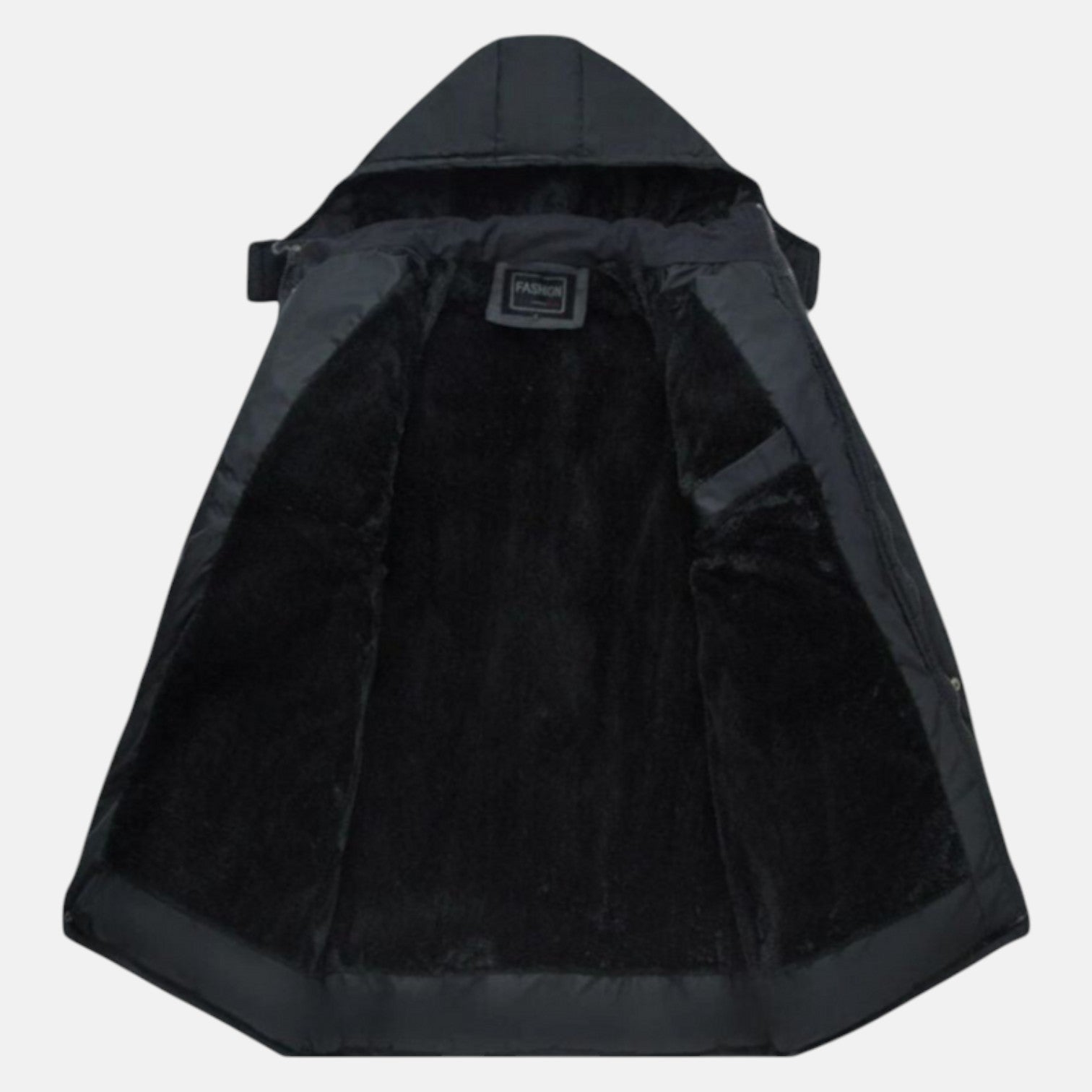 Niko – Men's Cotton Winter Coat - Puffer Jacket - Black - Jones & Smith