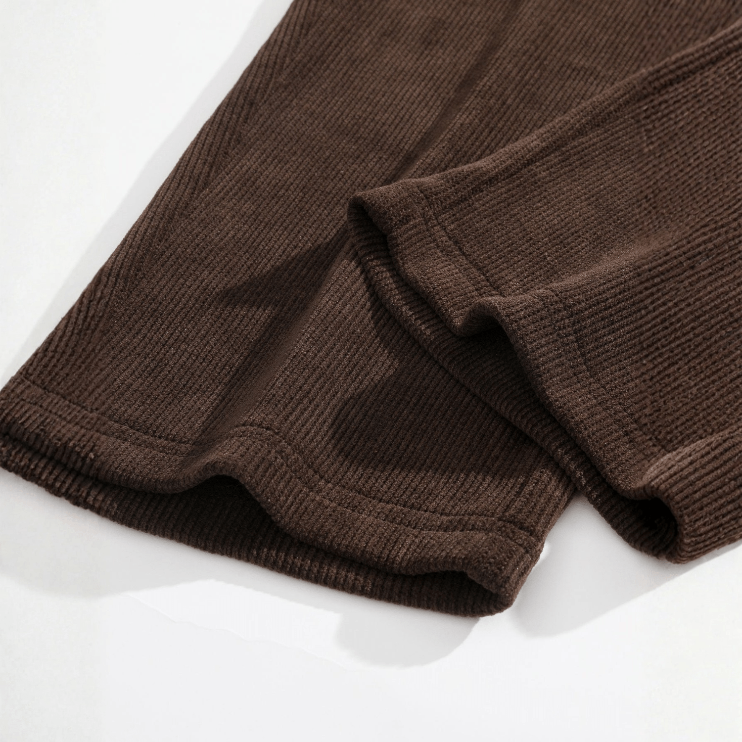 Noah – Men's Cord Trousers Straight Fit - Corduroy pants - Dark Brown - Jones & Smith