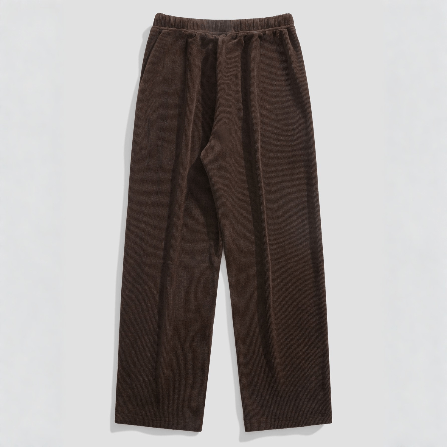 Noah – Men's Cord Trousers Straight Fit - Corduroy pants - Dark Brown - Jones & Smith