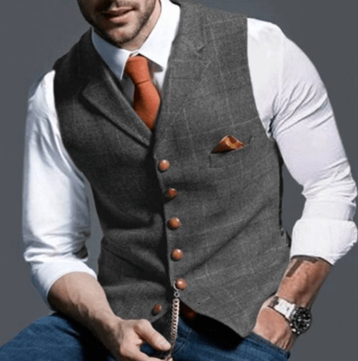 Patrick - Classic Vintage Waistcoat - Vest - Jones & Smith