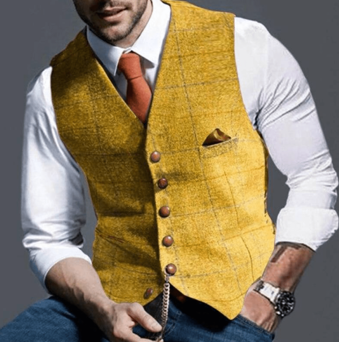 Patrick - Classic Vintage Waistcoat - Vest - Jones & Smith