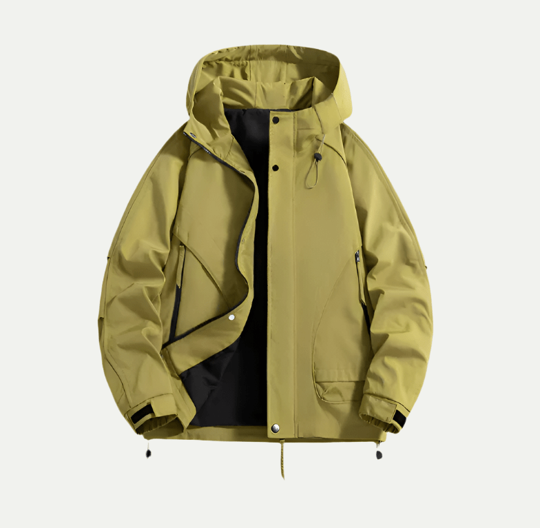Philipp - Waterproof Windbreaker with Hood - Jackets - Jones & Smith