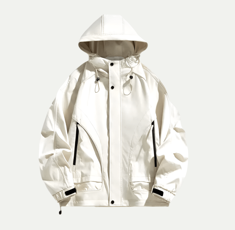 Philipp - Waterproof Windbreaker with Hood - Jackets - Jones & Smith
