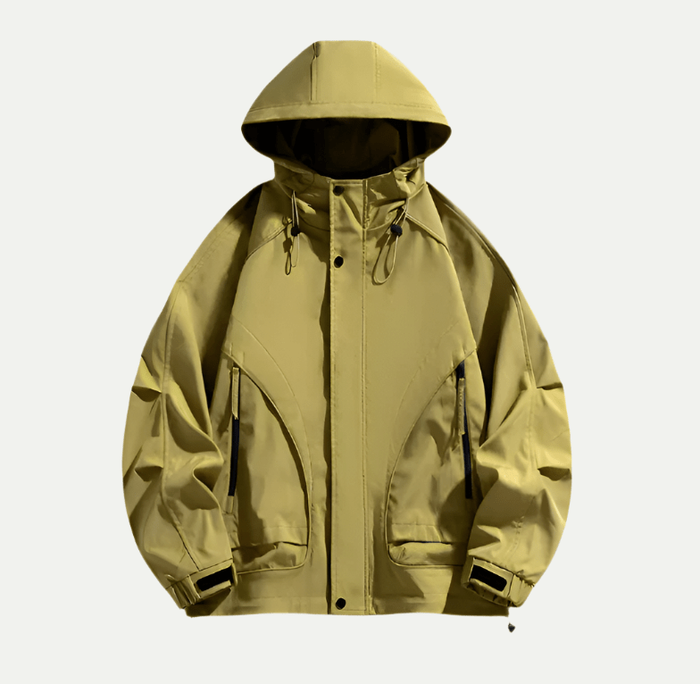 Philipp - Waterproof Windbreaker with Hood - Jackets - Jones & Smith