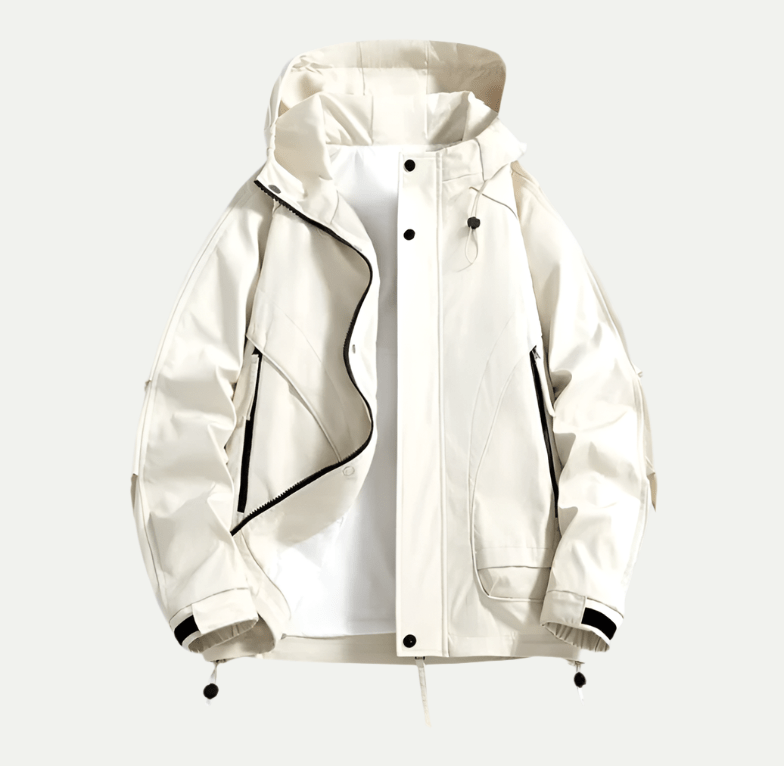Philipp - Waterproof Windbreaker with Hood - Jackets - Jones & Smith