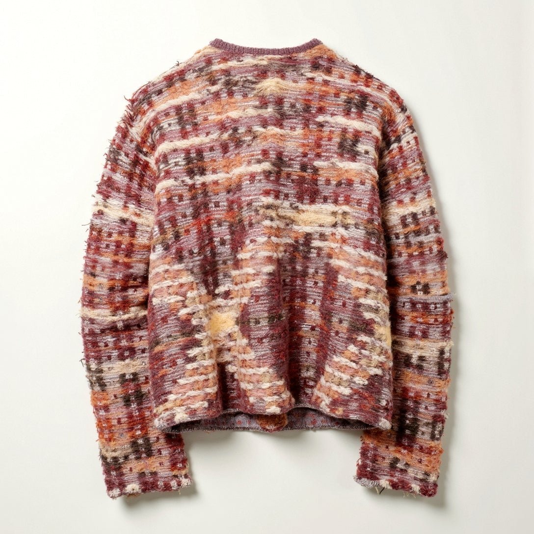 Rosaria – Women's Wool Cardigan - Cardigans - Burgundy - Jones & Smith