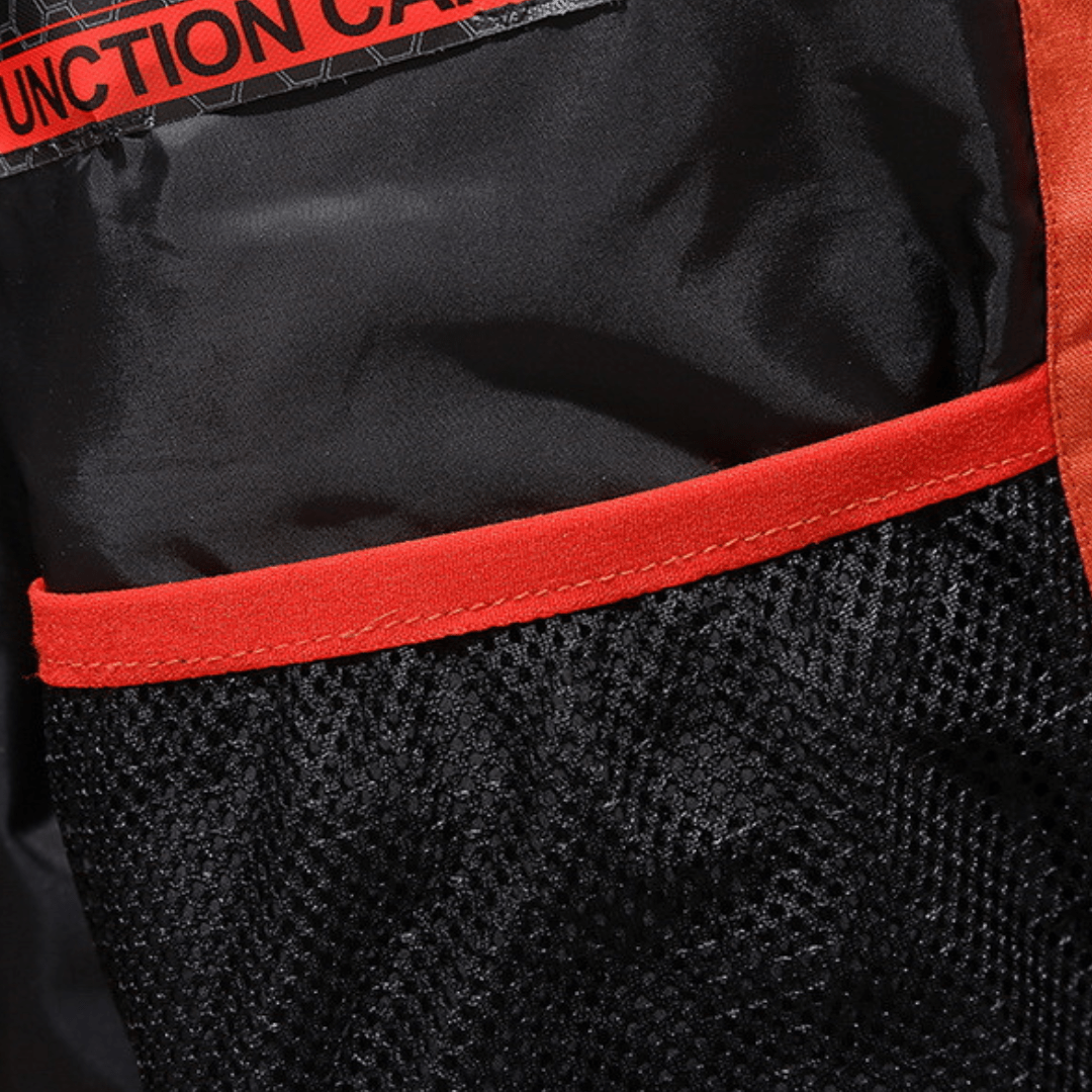 Rovan – Men's Fleece - Lined Waterproof Winter Parka - Winter Jacket - Orange - Jones & Smith