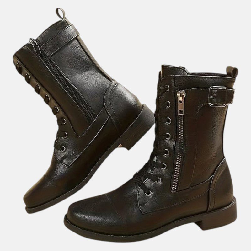 Sarena – Women's Ankle Boots with Zip Orthopaedic Winter Boots - Boots - Black - Jones & Smith