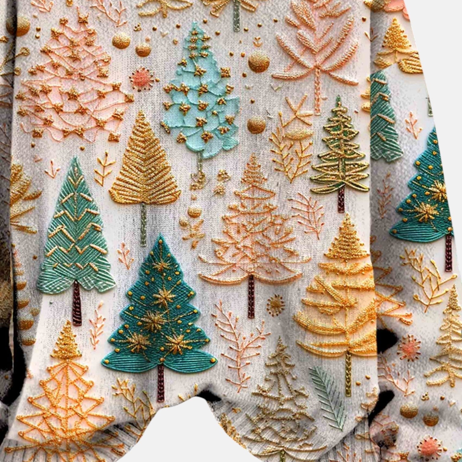 Talia – Women's Cotton Christmas Knit Jumper - Sweater - Yellow - Jones & Smith