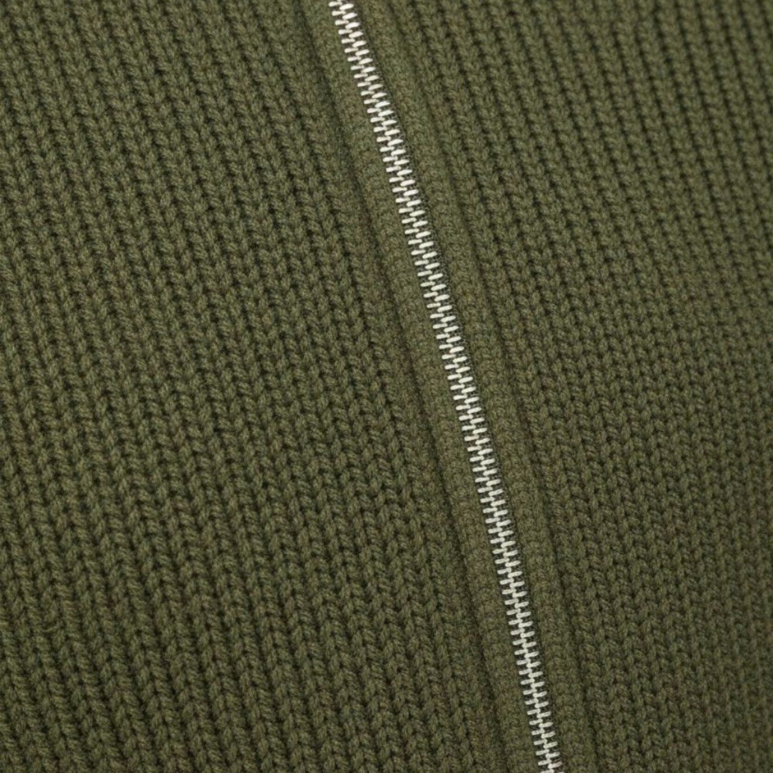 Tarek – Men's Cotton Cardigan - Cardigans - Olive Green - Jones & Smith