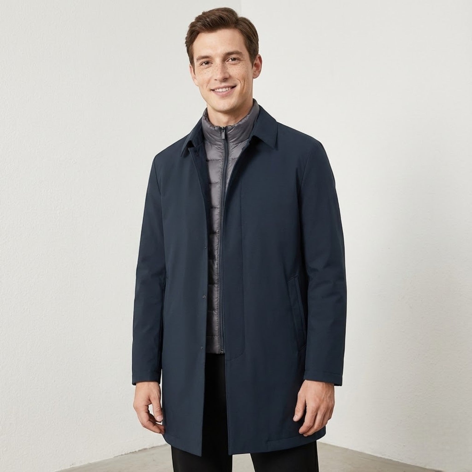 Nero – Men's Wool Winter Coat Lined