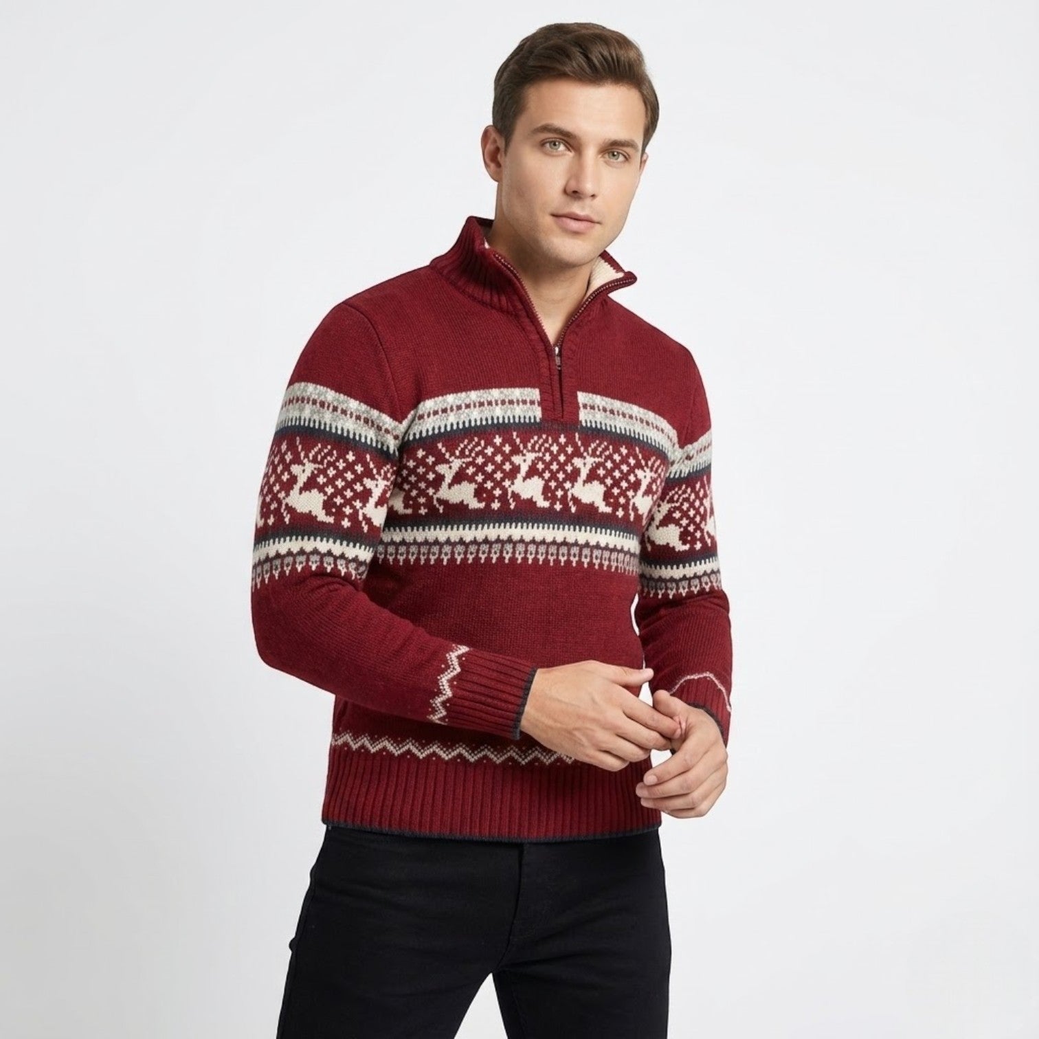 Elian – Men's Cotton Winter Jumper