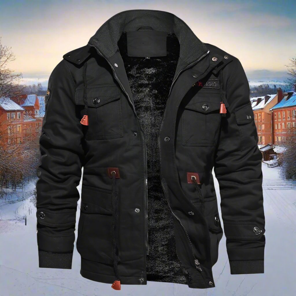 Werner - Warm Winter Jacket with Hood - Winter Jacket - Jones & Smith