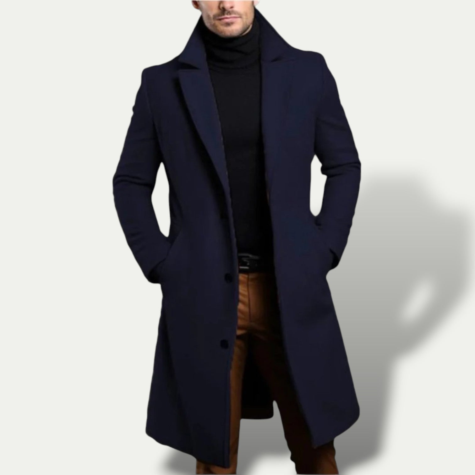 Oskar - Stylish Long Trench Coat