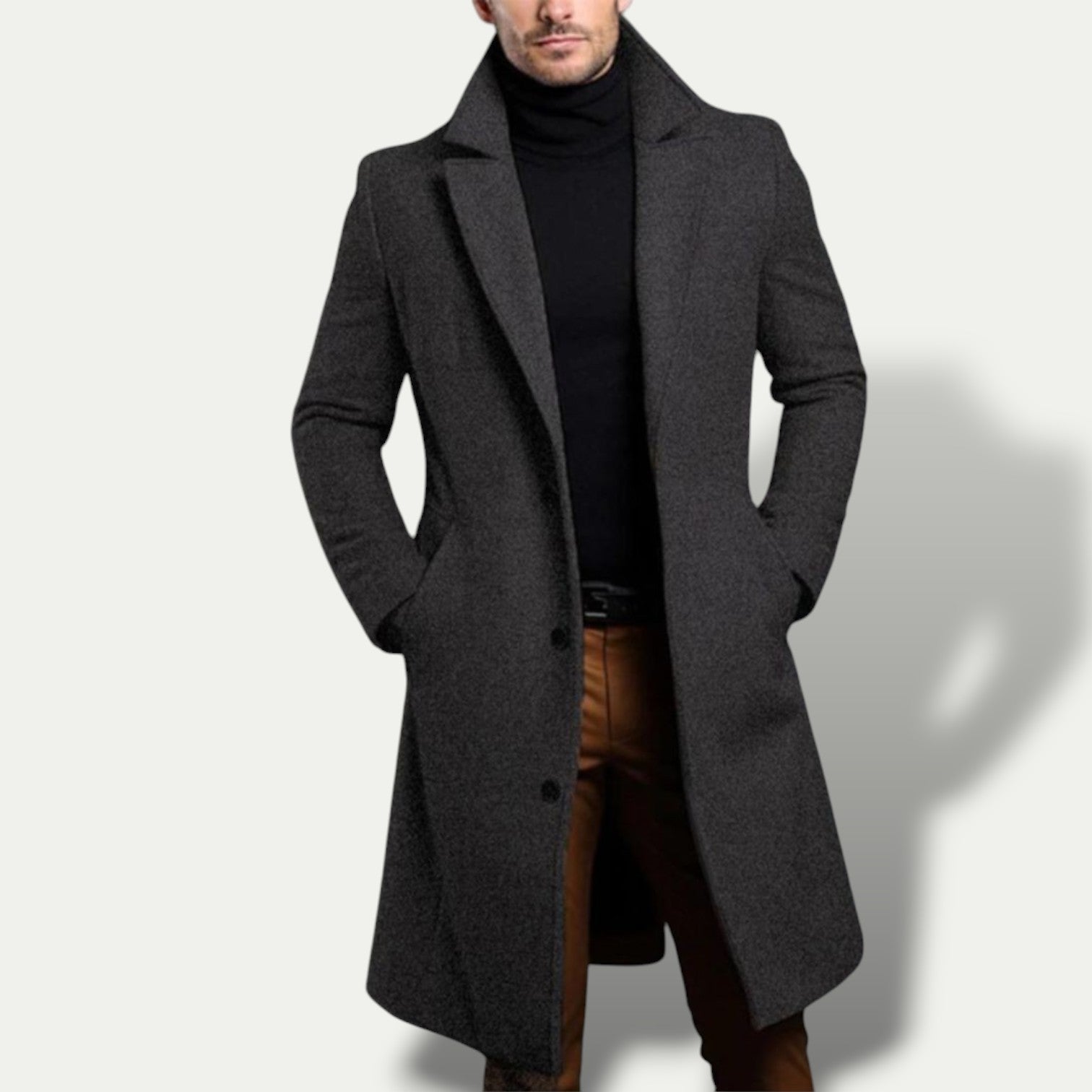 Oskar - Stylish Long Trench Coat