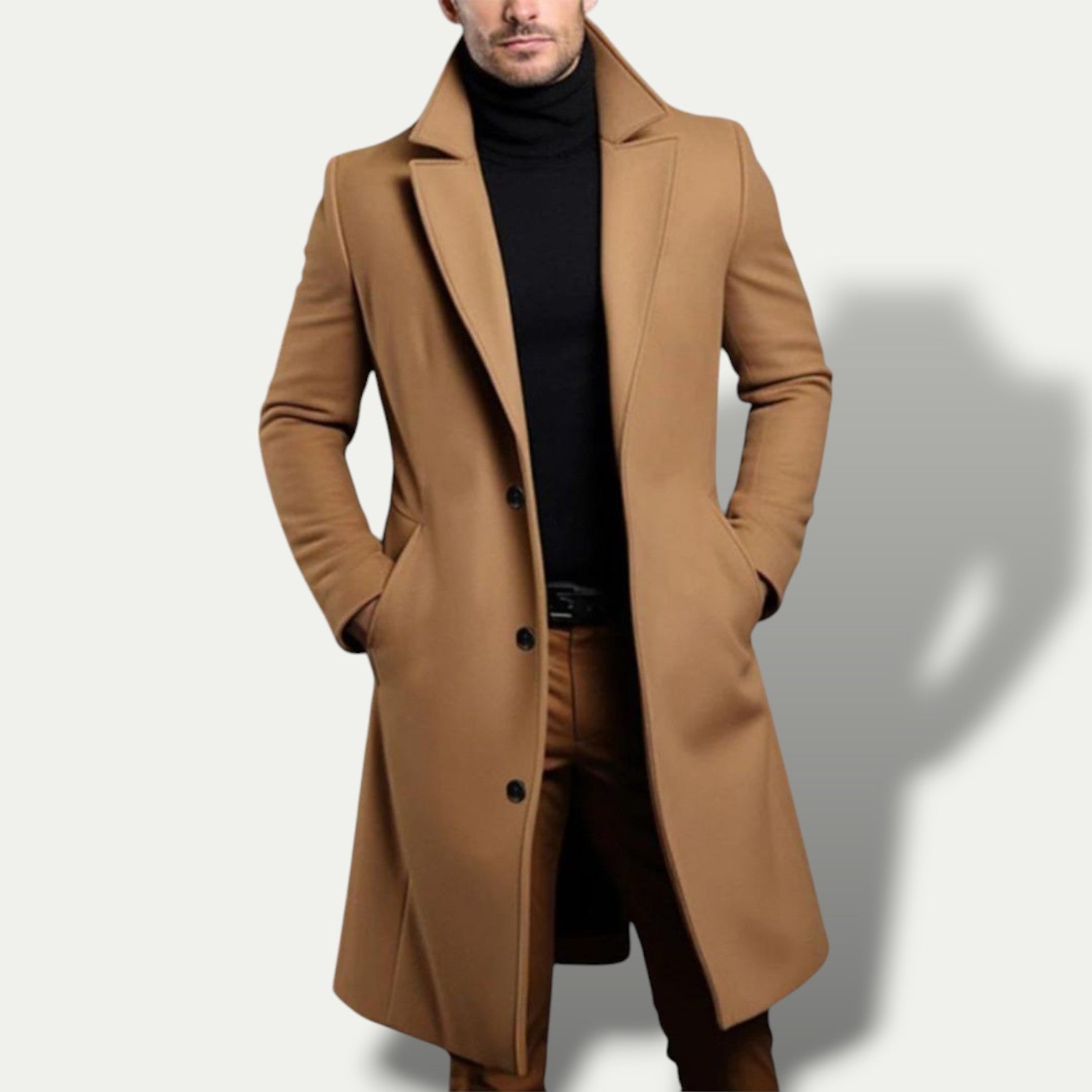 Oskar - Stylish Long Trench Coat