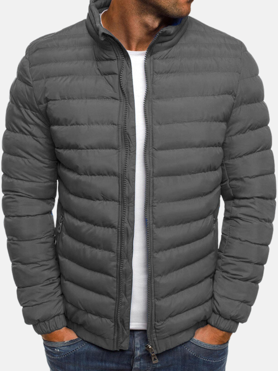 Johann - Stylish Quilted Jacket with Stand-Up Collar