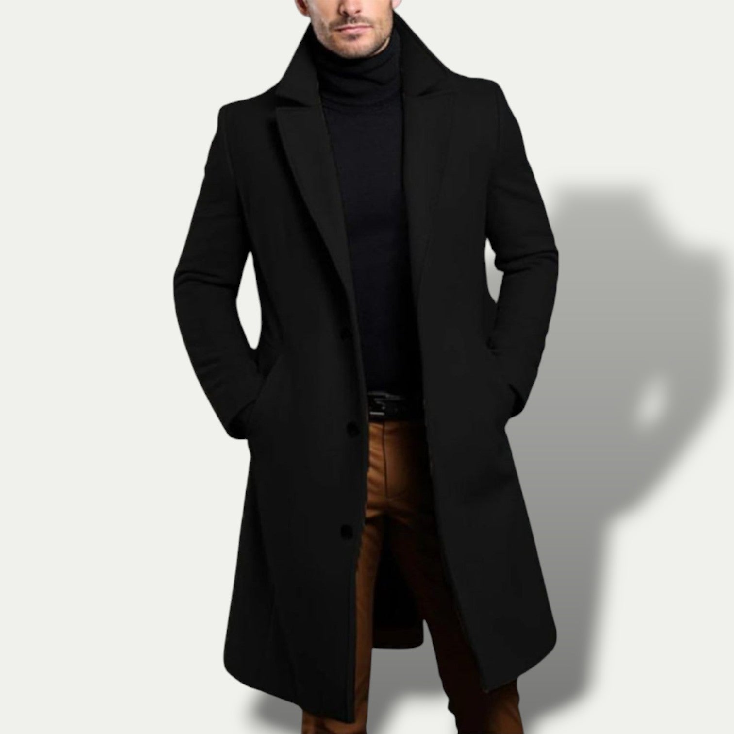 Oskar - Stylish Long Trench Coat