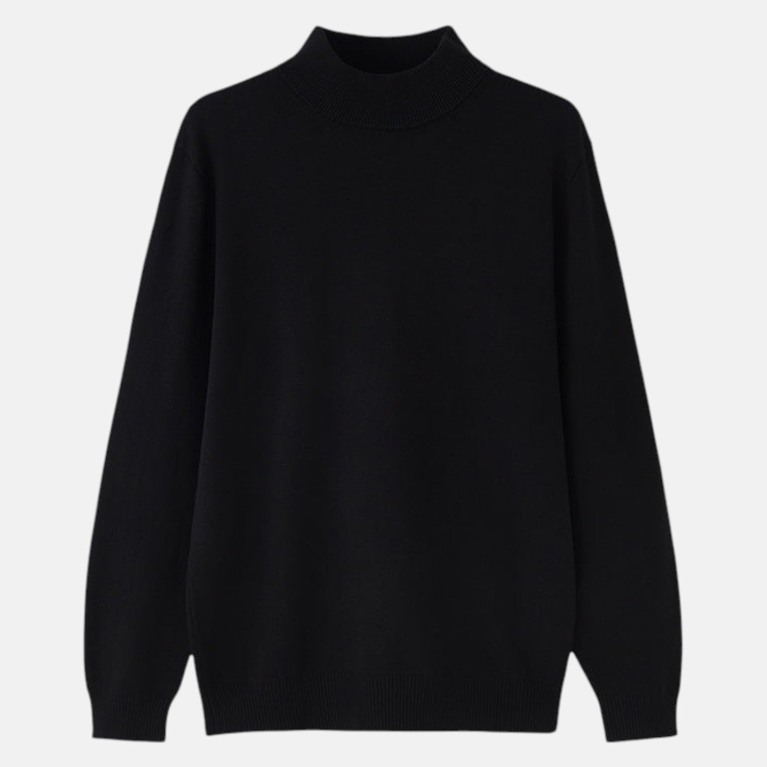 Alaric – Men's Wool Sweater - Sweater - Black - Jones & Smith