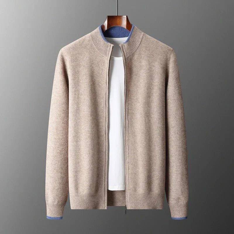 Arnd - Cardigan with Fine Knit Details - Cardigans - Jones & Smith